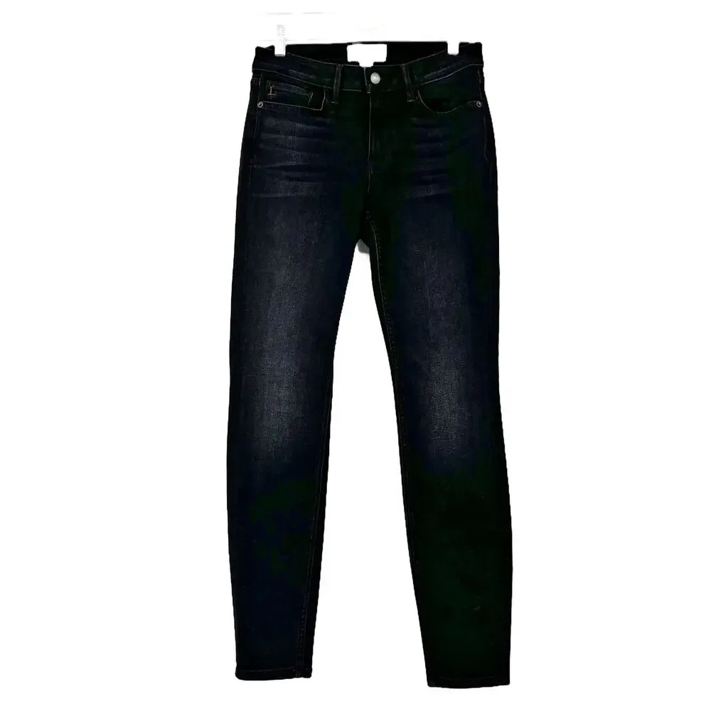 L148 Denim Lafayette 148 Mercer Skinny Jeans Washed Onyx size 26